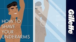 Shaving Armpit Hair | Men's Grooming Tips with Gillette STYLER \u0026 BODY Razor