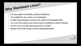 00.Why Slackware Linux?