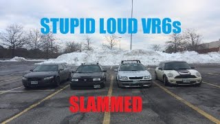 STUPID LOUD VR6 FLYBYS- Update On Slammed Jetta