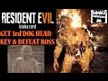 Resident Evil VII! How to get Dog Head Key From Dissection Room + Boss Fight! Playthrough Part 7