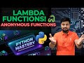 25 Master Python Lambda Functions! 🐍 Anonymous Functions