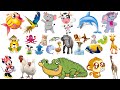 Farm Animal Sounds - Cow, Sheep, Pig, Cat, Dog, Chicken - Animal Universe