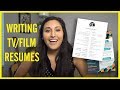 How To Write a Film/TV Production Resume