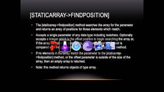 Lasso Programming: [staticarray→findposition]