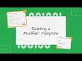 Deleting a Modifier Template | MM010 | Sapaad Academy