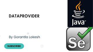 Selenium Java Tutorial 31: DataProvider in Selenium Java TestNG #dataprovider #testng