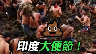 🚨 震撼曝光！印度「泼粪节」背后的疯狂信仰，牛粪竟成民族象征？🐄💩【震撼揭秘】文化奇聞|世界人文|印度文化