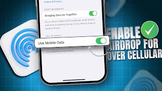 How to Enable AirDrop for Use Over Cellular on iPhone