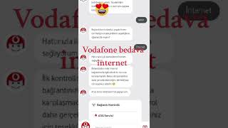 Vodafone bedava internet 2025 ✅.          #keşfet #bedavainternet #vodafone