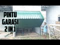 DIY | membuat pintu garasi panther/gudang bonus atap kanopi #part 1