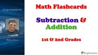 Math Flashcards Subtraction and Addition 1st 2nd Grade