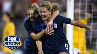 Lindsey Horan scores equalizer in the 90th minute | 2018 TOURNAMENT OF NATIONS