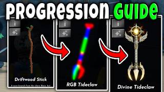 BEST TIDECLAW PROGRESSION in SHELLS FULL GUIDE (NOOB to PRO) Roblox