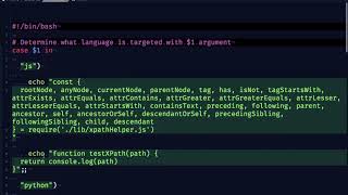 Using S-Expressions to Represent XPath in JS, Python, PHP, and Ruby