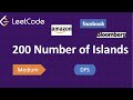 Number Of Islands | LeetCode 200 | Java | Facebook Interview Question | DFS | LeetCode Tutorial