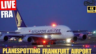 🔴 Live Planespotting am Frankfurt Airport – Freitagabend🌆,bis die letzte ✈️Queen B747 abhebt! 🎥🛫