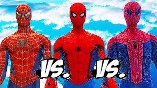 THE AMAZING SPIDER-MAN VS SPIDERMAN (CIVIL WAR) VS SPIDER-MAN (2002)