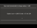 Implementing Caesar Cipher