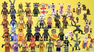 All FNAF Animatronics Collection (2018 Update! Waves 1-4) | McFarlane Toys Five Nights at Freddy's