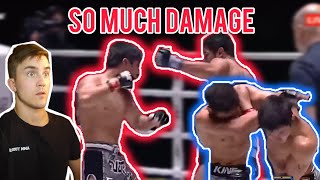 World Record?! Most Elbows Ever in a Fight! Two Muay Thai Beast's Go to War - AVATAR vs KOMAWUT