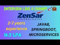 3-7 Years Interview Experience | Java | Spring Boot | Microservices | Java 8