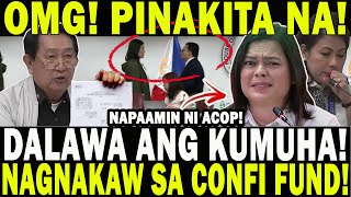 OMG! PINAKITA NA! DALAWA ANG KUMUHA! NAPAAMIN NI ACOP! NAGNAKAW SA CONFIDENTIAL FUND! KAKAPASOK LANG