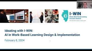 Ideating with I-WIN: AI in Work-Based Learning Design \u0026 Implementation