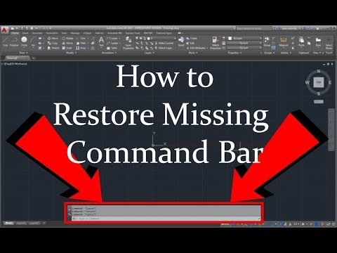 How To Restore Missing Command Bar In AutoCAD 2017 | DigitalKnowledge How To Restore Missing Command Bar In AutoCAD 2017 | DigitalKnowledge