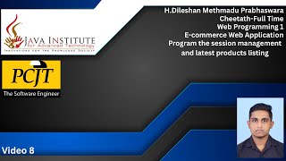Web Programming 1| Task 08| eShop | 1st year | Java Institute | Dileshan
