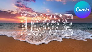 🎨 How to Fill Text with Patterns in Canva | Easy Design Tutorial ✨