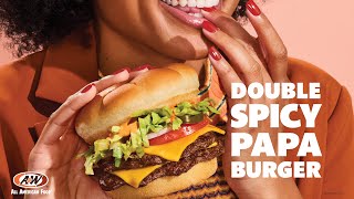 Double Spicy Papa Burger | A\u0026W Restaurants