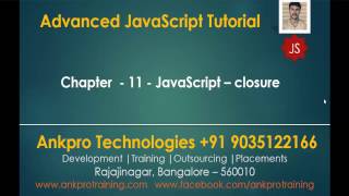 Advanced JavaScript - Chapter 11 - JavaScript closure