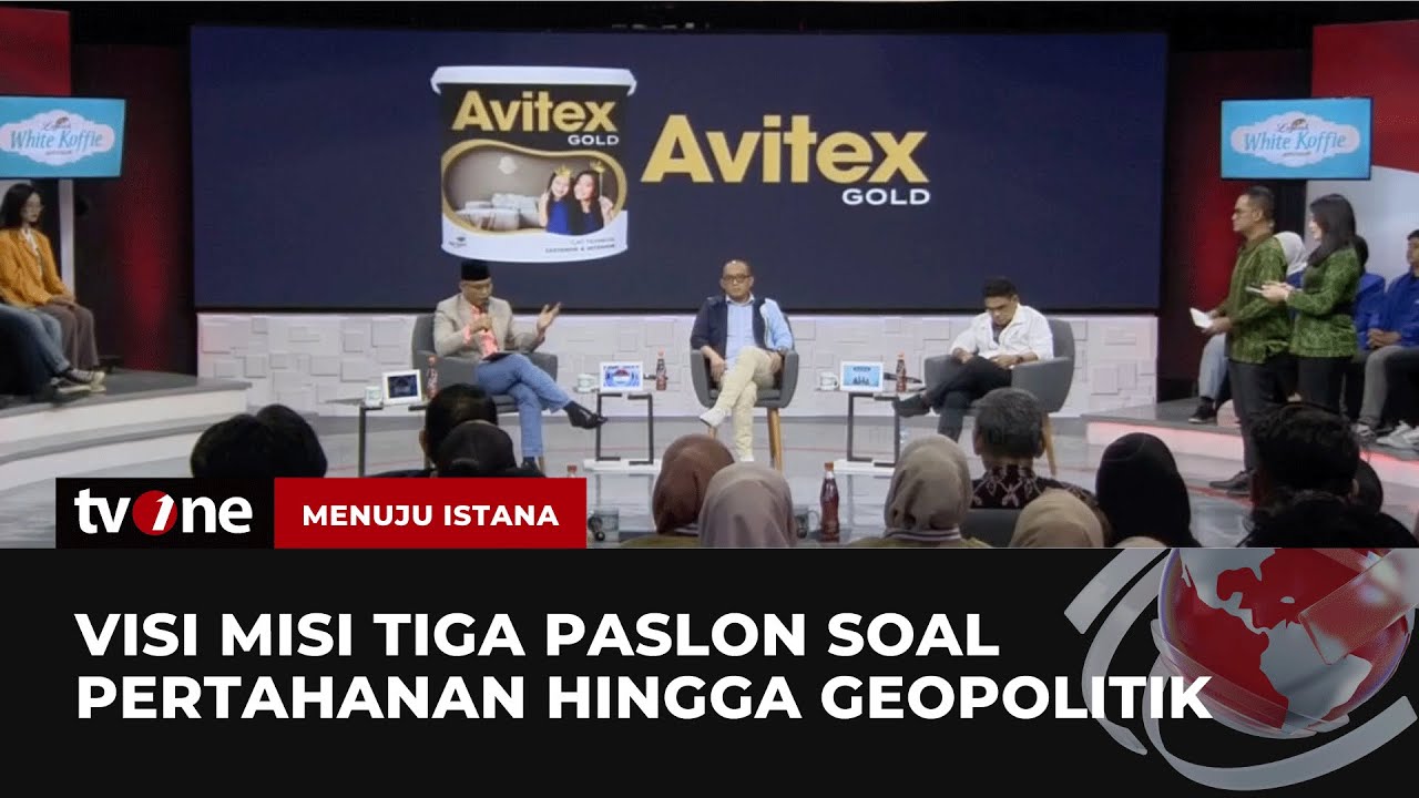 Membanding Visi Misi 3 Capres Soal Pertahanan | Menuju Istana TvOne ...