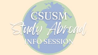 Study Abroad Info Session