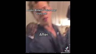 Austin Butler’s voice before and after Elvis Role