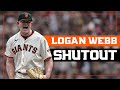 Logan Webb's Shutout Performance | Complete Game vs Colorado Rockies | July 9th, 2023