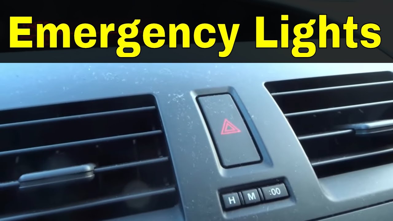 How To Use The Emergency Lights In Your Car-Driving Lesson - YouTube