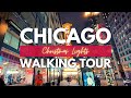 [4k] 🇺🇸Chicago Christmas Walk ☃️🎄2022 Downtown Chicago Macy's Christmas Window Displays 2022