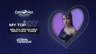 melodi grand prix 2023 🇸🇯 - MY TOP 7 (SEMI-FINAL 3) | girlbossESC