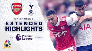 Arsenal v. Tottenham Hotspur | PREMIER LEAGUE HIGHLIGHTS | 10/1/2022 | NBC Sports