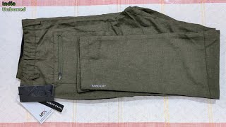 HRX By Hrithik Roshan Men Olive Solid Regular Fit Rapid-Dry Lifestyle Trousers#indiaunboxed