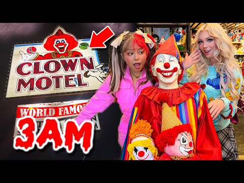 Spend the night at the most haunted *CLOWN* motel in America…