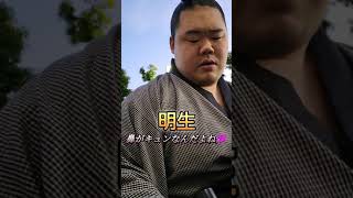 明生の入り出待ち🎶#明生 #大相撲初場所 #相撲 #大相撲 #sumo #入り待ち #出待ち #鼻 #shorts