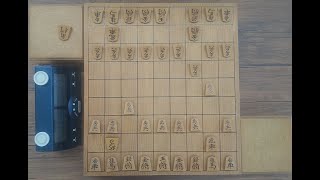 第19回一手20秒将棋５番勝負第4局　（後手、手前）四段　東畑直希（角交換～四間飛車）　対　五段　門屋良和（居飛車～▲４六銀）　令和5年7月6日（木）宇都宮市　JapanesChess　SYOUGI