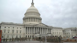 Tight security, including the National Guard at the US Capitol | AFP