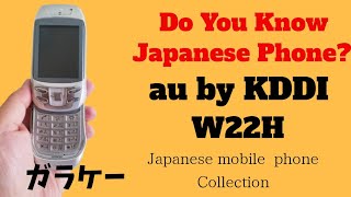 【ガラケー】Japanese Cell Phone Collection | au W22H HITACHI