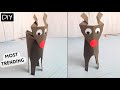 How to Make Paper Goat | Easy Paper Reindeer | DIY Paper Cow | Paper Buffalo #shorts #ytshorts