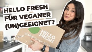 Lohnt sich Hello Fresh für Veganer? 🌱🧐 | Vegane Kochbox im Test | Veganuary Aktion | Anina Maly