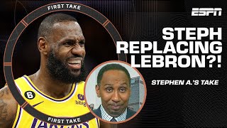 😲 Stephen A. might REPLACE LeBron with Steph Curry on NBA's Mount Rushmore 😲 | First Take
