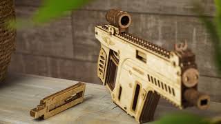 Wood Trick 'Assault Gun'  3D puzzle Wooden Model KIT